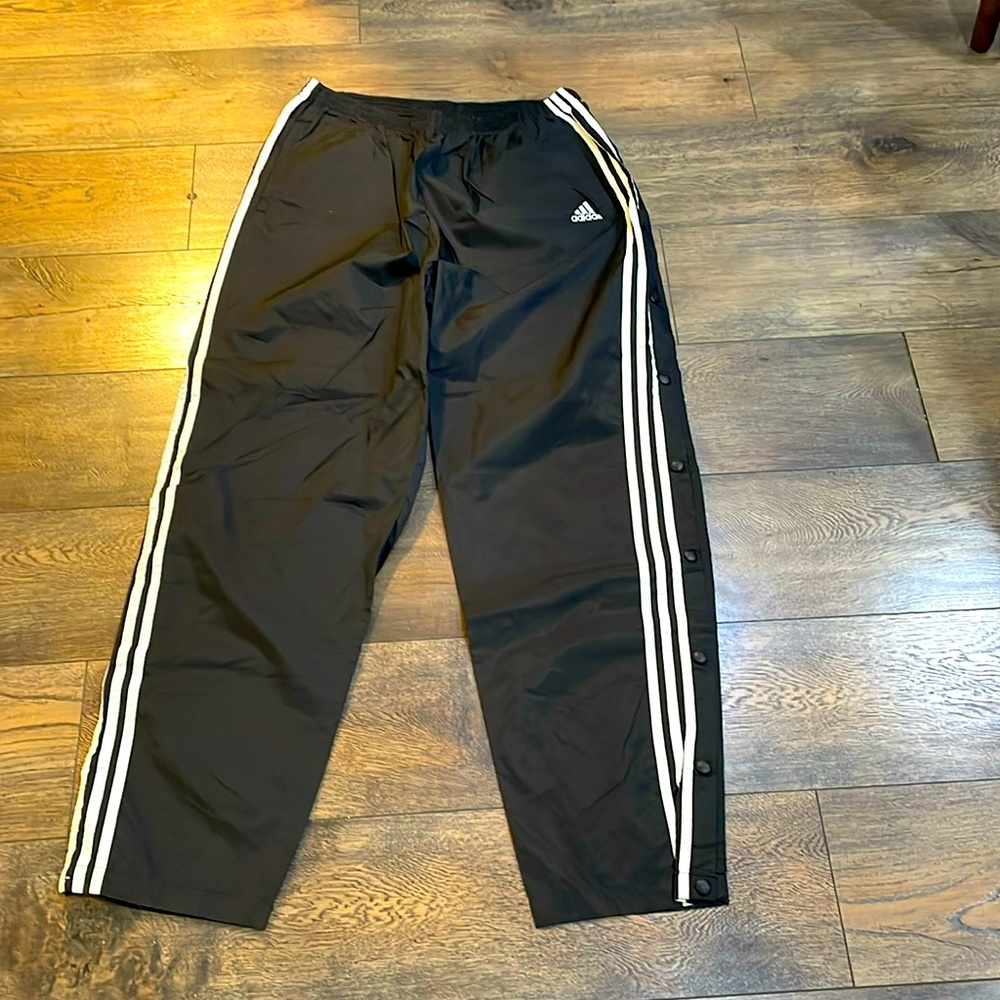Vintage 90s Adidas button up pants extra large excellent condition